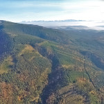 Lot do Zakopanego z Bielska ; widok na Babią Górę i Tatry