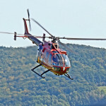 Zaraz po zakończeniu eliminacji Viceprezes Aeroklubu Podhalańskiego Łukasz Świderski pomieszał spektakularnie powietrze swoim Bolkovem B 105