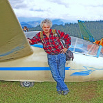 Zawody szybowców historycznych w Czarnej Górze - 2023 r. Zdjęcie przy SP-2029 jest zaszczytem.