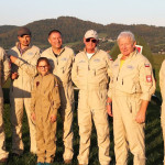 25-lecie SLE . 2017 rok. Andrzej ze swoją najmłodszą wyrastającą z kombinezonów Zuzanną.