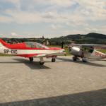PZL M-28 "Iskierka" A. Saraty i RWD-5R w nowym malowaniu po remoncie - 2023 r